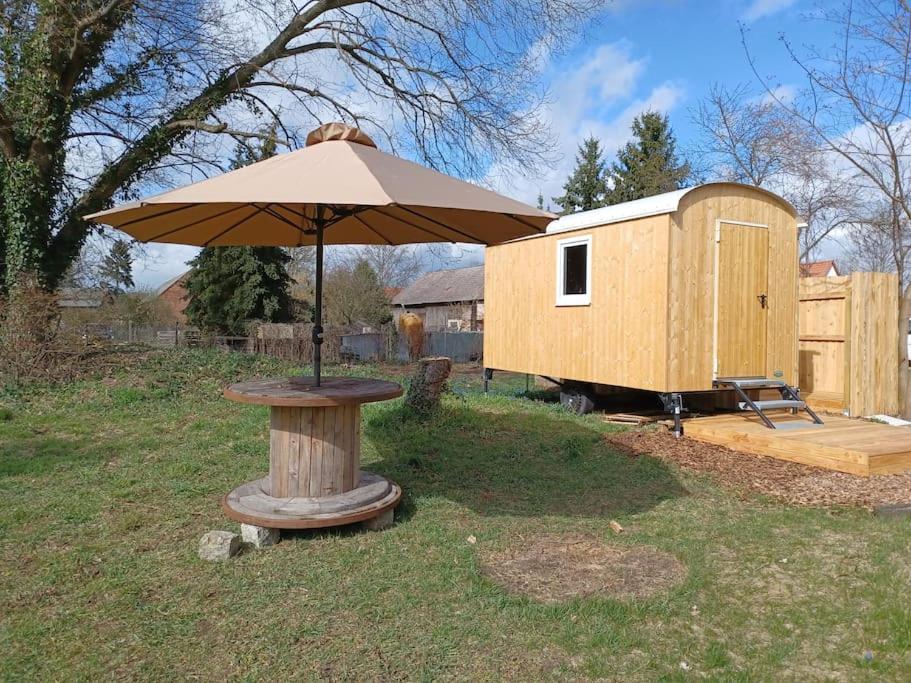 Ferienwohnung Thierbachshof - Zirkuswagen Steinhofel Exterior foto