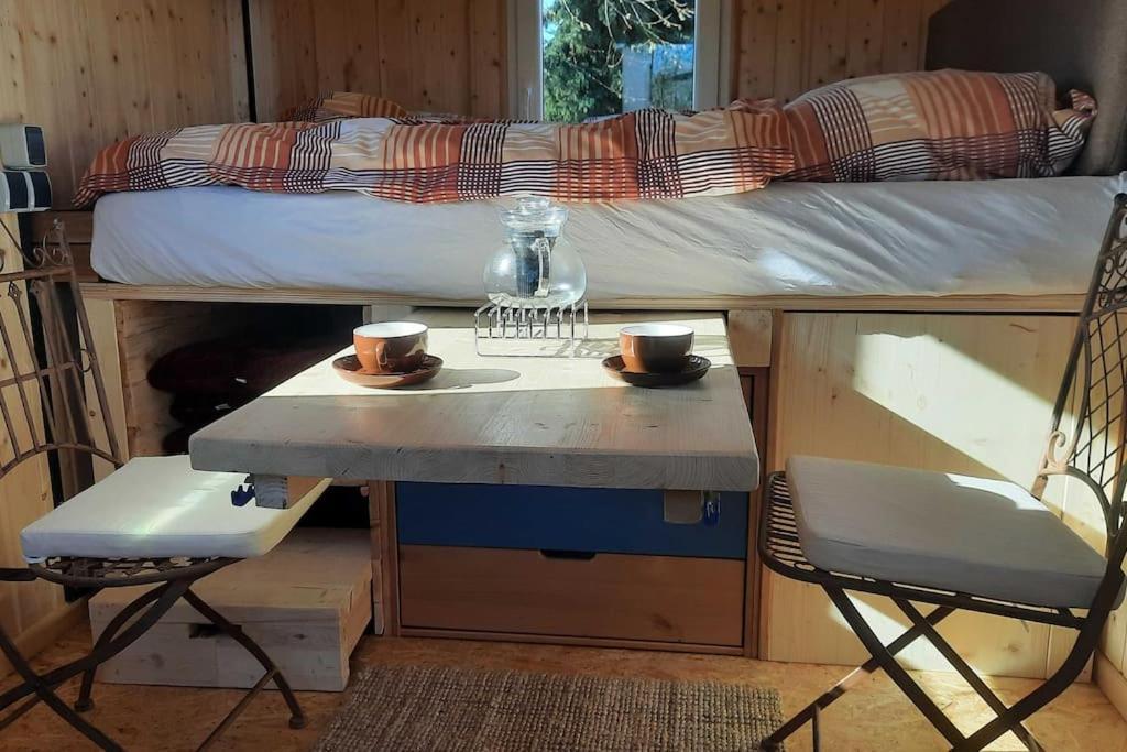 Ferienwohnung Thierbachshof - Zirkuswagen Steinhofel Exterior foto