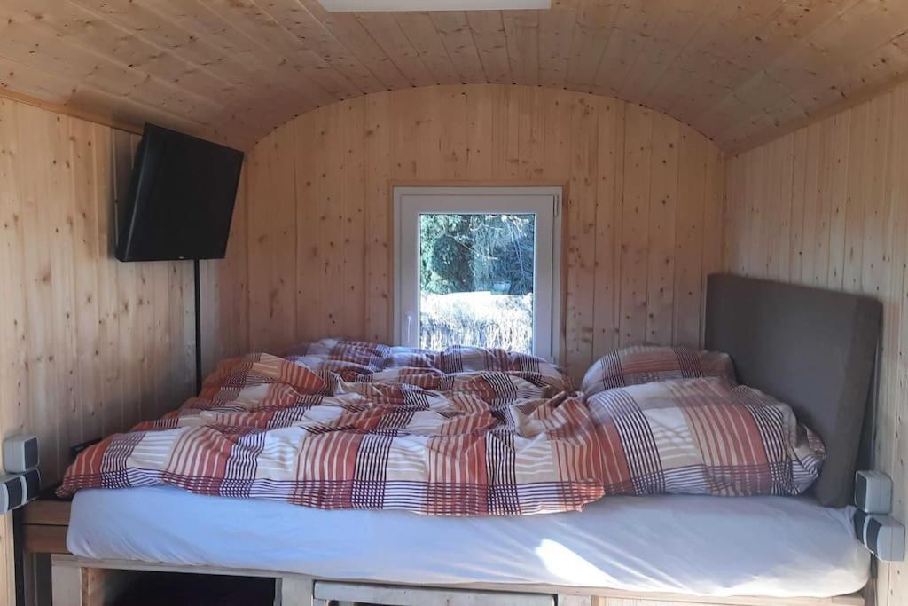 Ferienwohnung Thierbachshof - Zirkuswagen Steinhofel Exterior foto